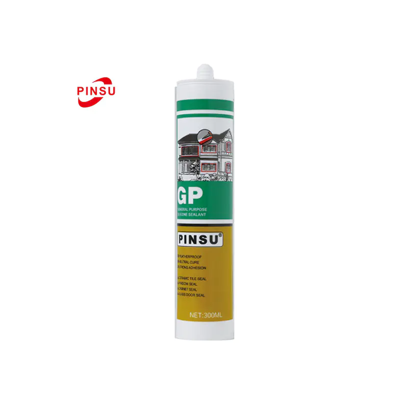 유리 및 금속용 비바람에 견디는 PINUS-GP 중성 실리콘 실란트