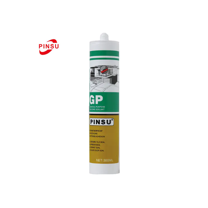 유리 및 창 밀봉용 PINSU-GP 아세트산 실리콘 실란트