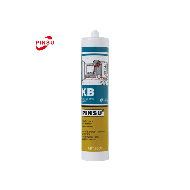 PINSU-KB 비바람에 견디는 항진균성 실리콘 글레이징 실란트